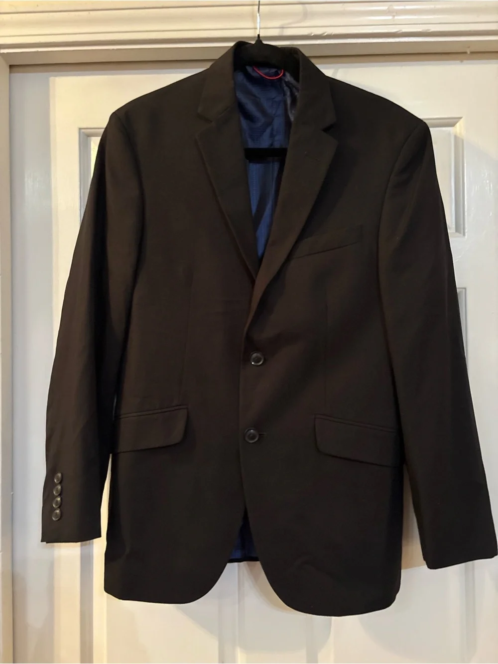 Billy London UK Men's Black Two-Button Blazer